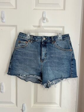 Topshop Denim Shorts, Size 6